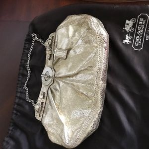 Coach leather - limited edition - GOLD bag